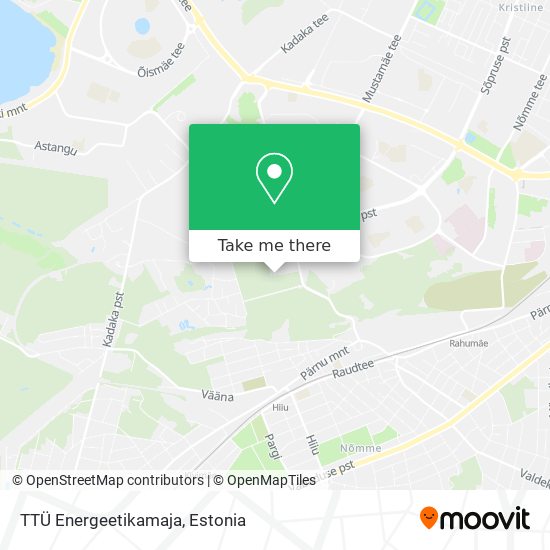 TTÜ Energeetikamaja map