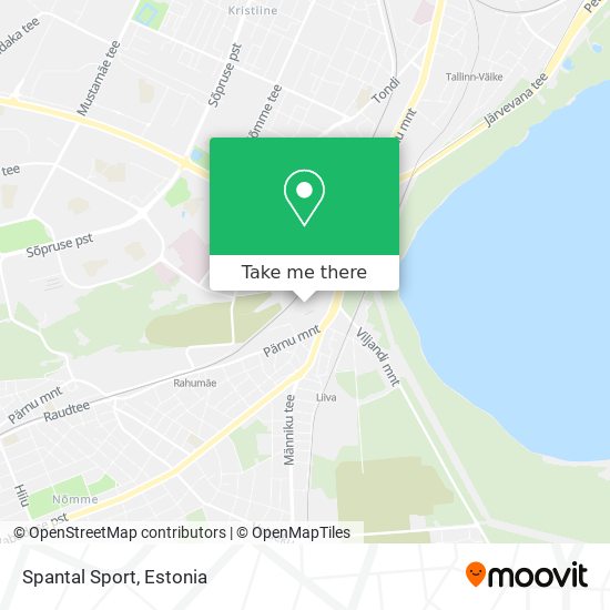 Spantal Sport map