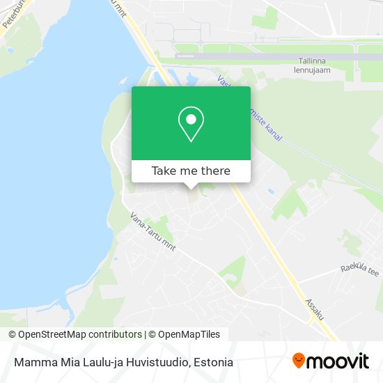 Mamma Mia Laulu-ja Huvistuudio map