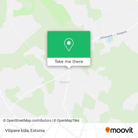 Võipere küla map