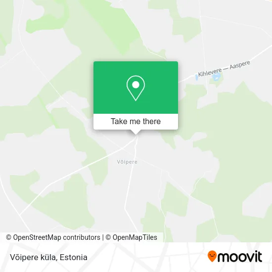 Карта Võipere küla