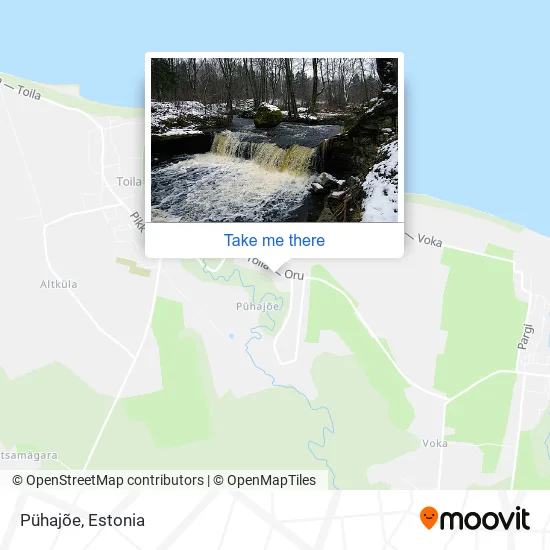 Карта Pühajõe