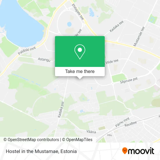 Карта Hostel in the Mustamae