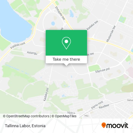 Карта Tallinna Labor