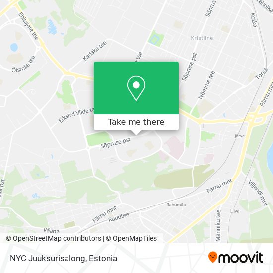 Карта NYC Juuksurisalong