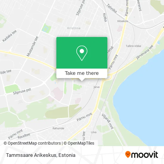 Карта Tammsaare Arikeskus