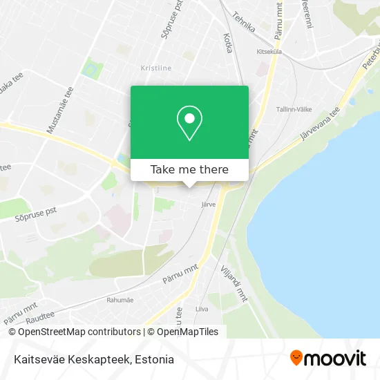 Карта Kaitseväe Keskapteek