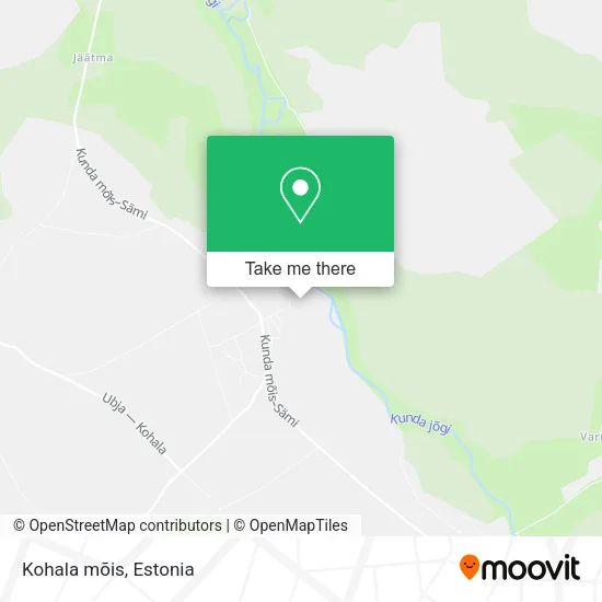 Карта Kohala mõis
