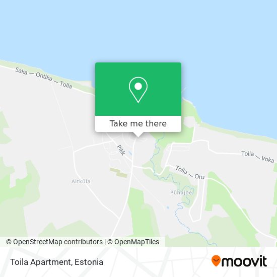 Toila Apartment map