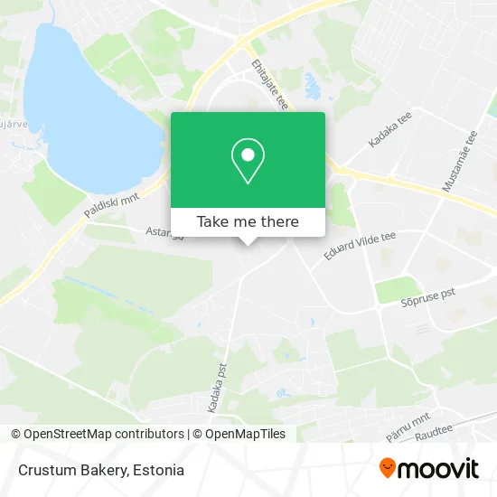 Карта Crustum Bakery