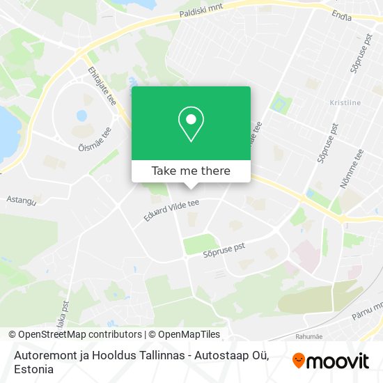 Autoremont ja Hooldus Tallinnas - Autostaap Oü map