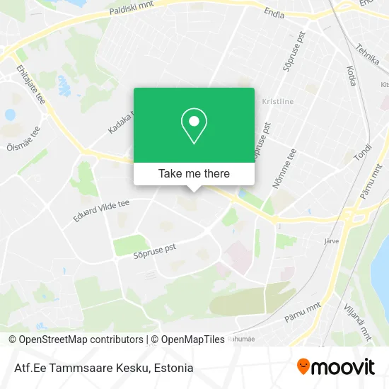 Карта Atf.Ee Tammsaare Kesku