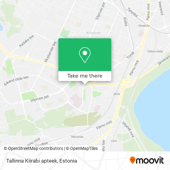 Карта Tallinna Kiirabi apteek
