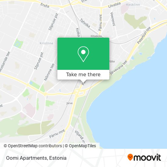 Oomi Apartments map