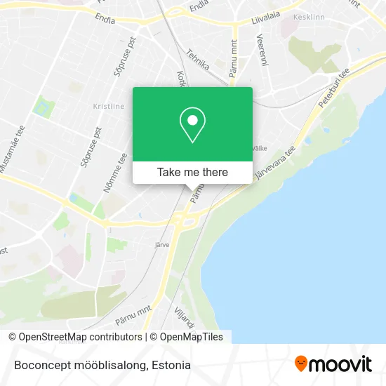 Карта Boconcept mööblisalong