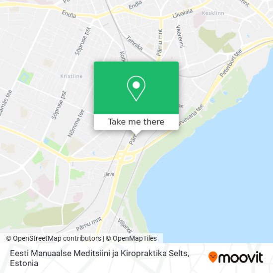 Eesti Manuaalse Meditsiini ja Kiropraktika Selts map