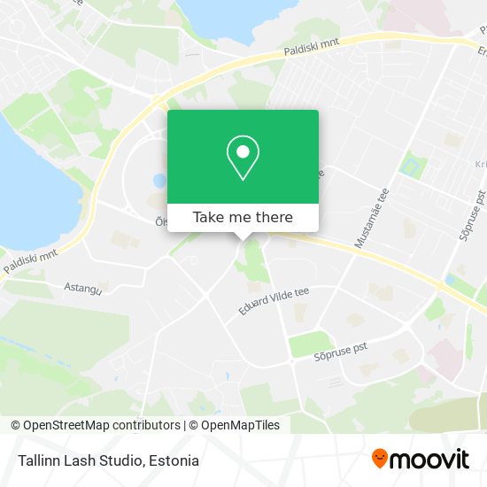 Tallinn Lash Studio map