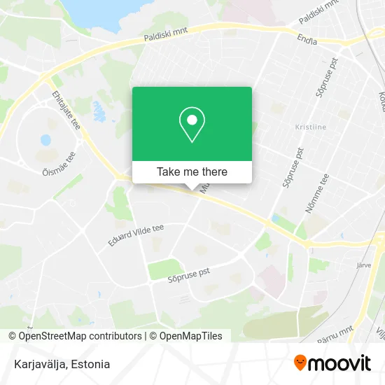 Карта Karjavälja