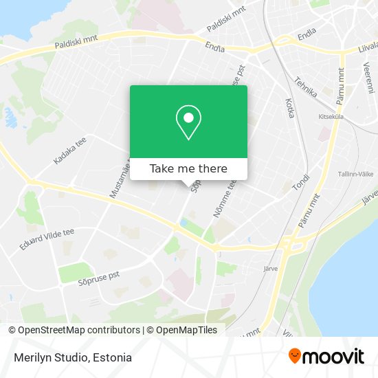 Merilyn Studio map