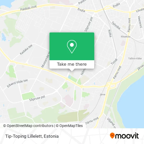 Карта Tip-Toping Lillelett