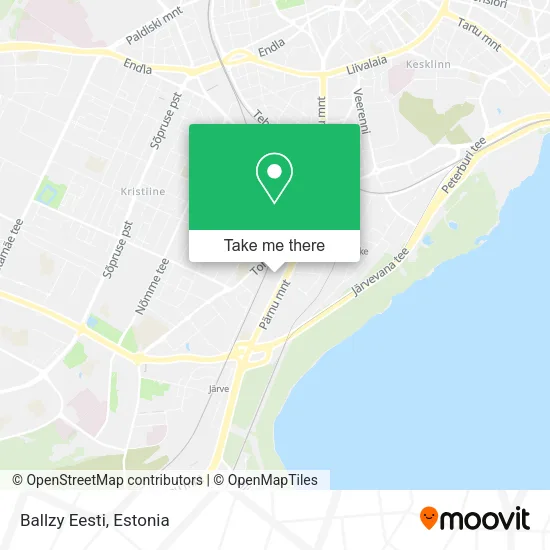 Карта Ballzy Eesti