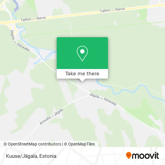 Kuuse/Jägala map