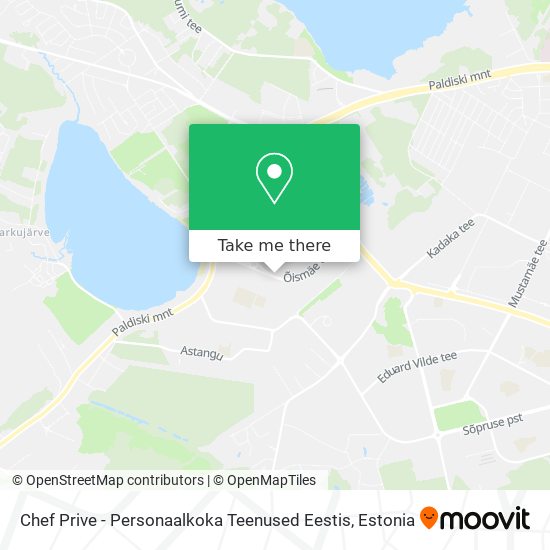 Chef Prive - Personaalkoka Teenused Eestis map