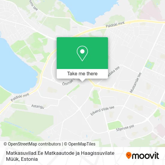 Карта Matkasuvilad.Ee Matkaautode ja Haagissuvilate Müük