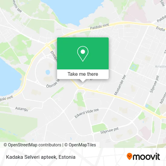 Карта Kadaka Selveri apteek