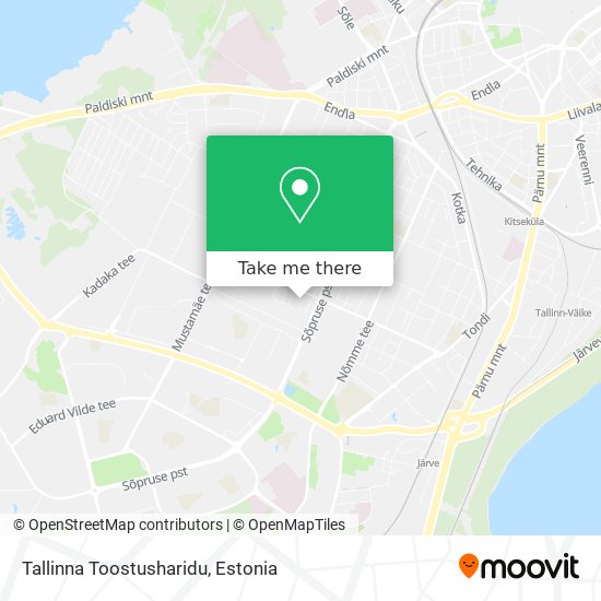 Tallinna Toostusharidu map