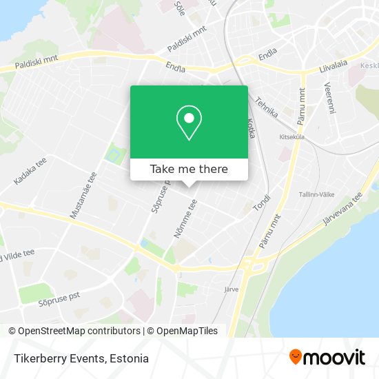 Tikerberry Events map