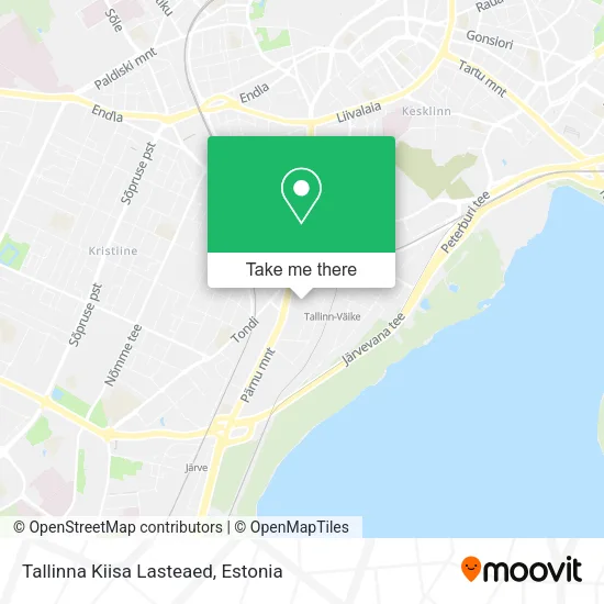 Карта Tallinna Kiisa Lasteaed