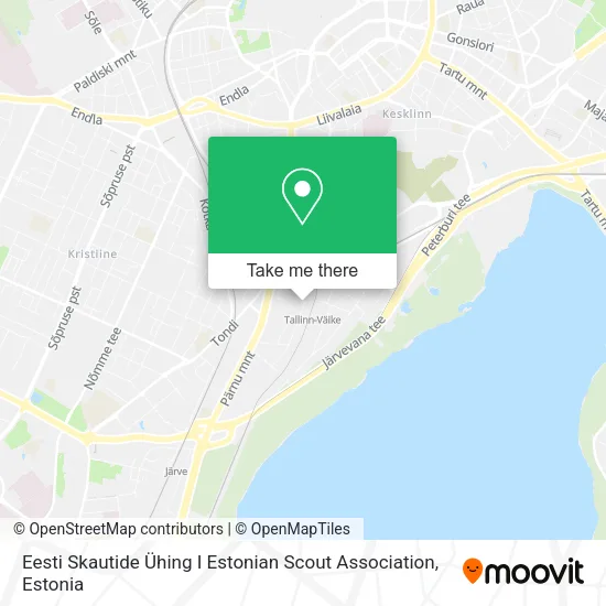 Eesti Skautide Ühing I Estonian Scout Association map