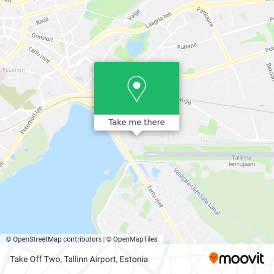 Take Off Two, Tallinn Airport map