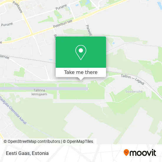 Карта Eesti Gaas