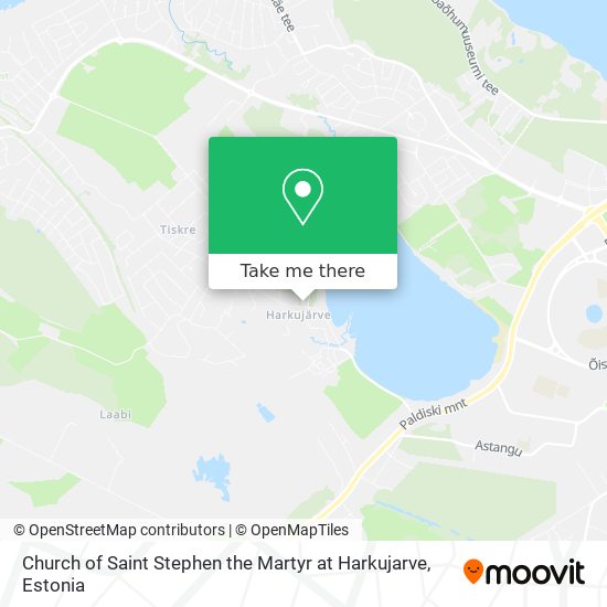 Church of Saint Stephen the Martyr at Harkujarve map