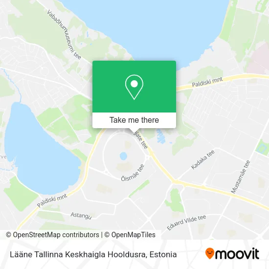 Lääne Tallinna Keskhaigla Hooldusra map