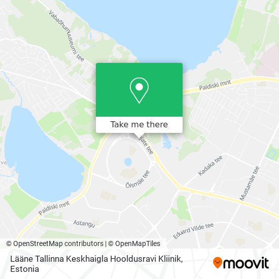 Карта Lääne Tallinna Keskhaigla Hooldusravi Kliinik