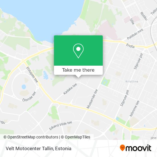 Velt Motocenter Tallin map