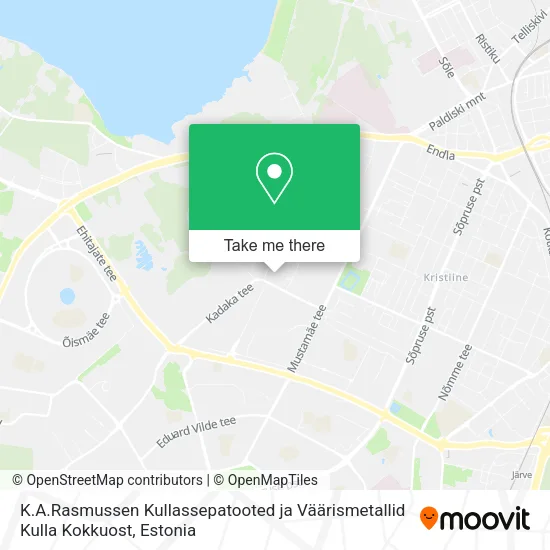 K.A.Rasmussen Kullassepatooted ja Väärismetallid Kulla Kokkuost map