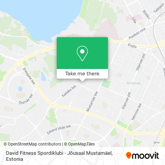 David Fitness Spordiklubi - Jõusaal Mustamäel map