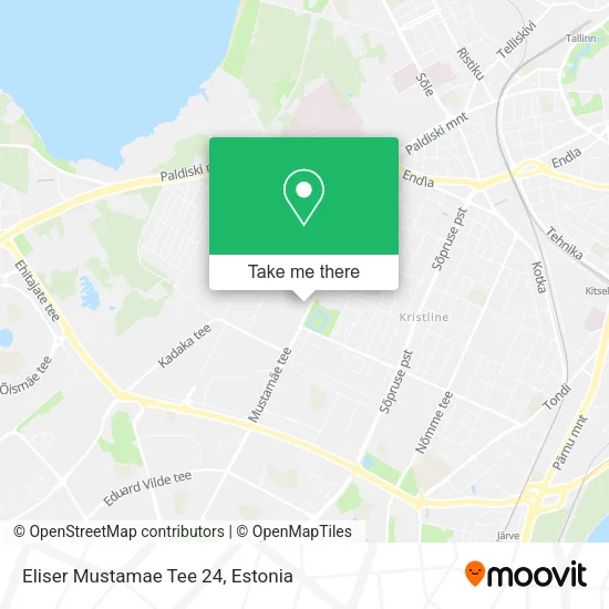 Карта Eliser Mustamae Tee 24