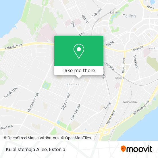 Külalistemaja Allee map