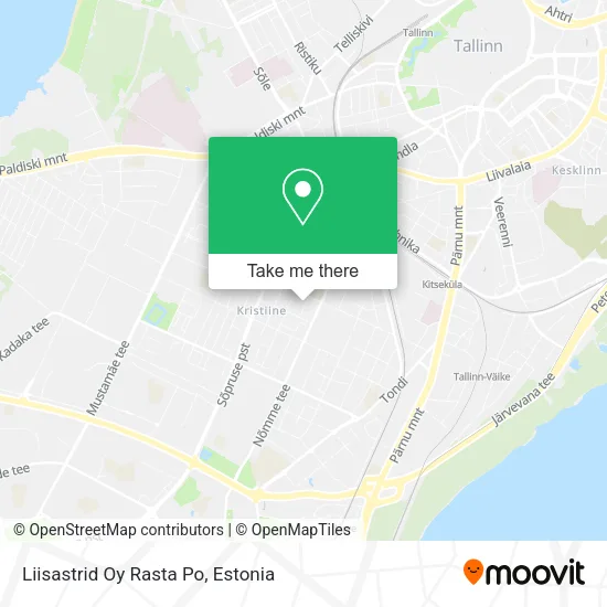 Liisastrid Oy Rasta Po map