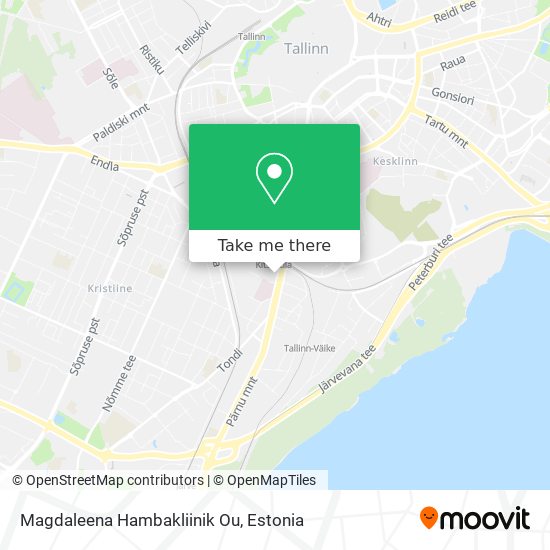 Magdaleena Hambakliinik Ou map