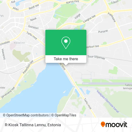 Карта R-Kiosk Tallinna Lennu