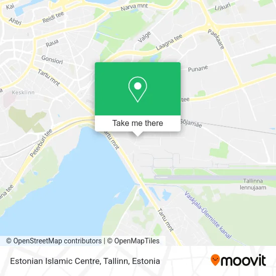 Estonian Islamic Centre, Tallinn map