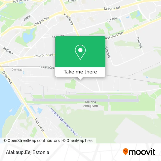 Карта Aiakaup.Ee
