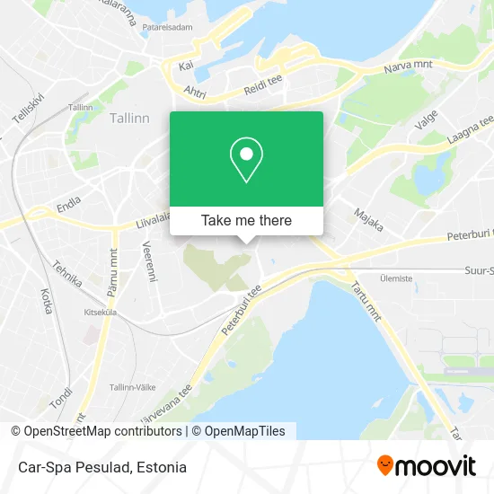 Карта Car-Spa Pesulad