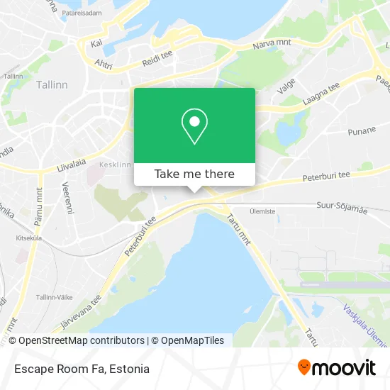 Карта Escape Room Fa